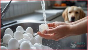 cleaning and sterilizing eggshells cleaning and sterilizing eggshells