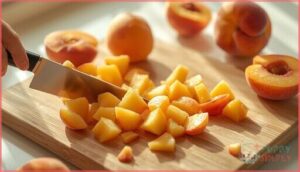 cutting into bite-sized pieces cutting into bite-sized pieces