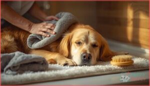 drying and brushing techniques for older dogs drying and brushing techniques for older dogs