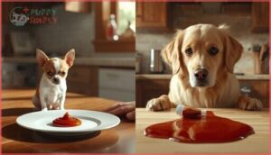 how much ketchup is dangerous for dogs how much ketchup is dangerous for dogs