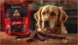 is beef jerky made for humans safe for dogs is beef jerky made for humans safe for dogs