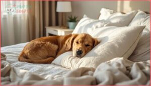 is it normal for dogs to sleep on pillows is it normal for dogs to sleep on pillows