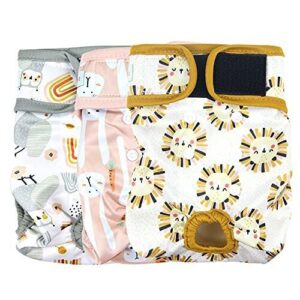 Langsprit Washable Female Dog Diapers B08RMJN479