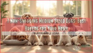 non shedding medium sized dogs