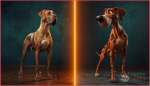 physical differences in build and appearance physical differences in build and appearance