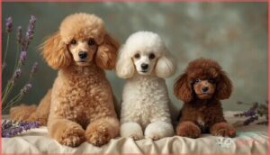poodle (standard, miniature, toy) poodle (standard, miniature, toy)