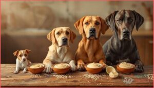 recommended serving sizes by dog size recommended serving sizes by dog size