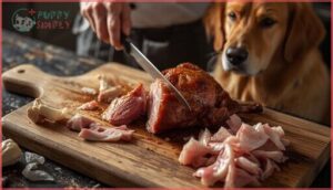 removing bones and excess fat removing bones and excess fat