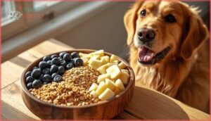 safe ingredients (oats, puffed rice, select fruits) safe ingredients (oats, puffed rice, select fruits)