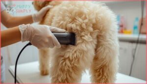 sanitary clipping to remove matted fur sanitary clipping to remove matted fur
