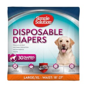Simple Solution Disposable Dog Diapers, B07GL3HLW5
