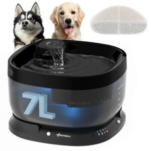 Wireless Dog Water Fountain,Battery Operated B0CSK73HH4