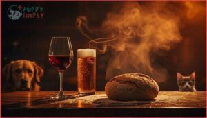 alcohol and raw dough alcohol and raw dough