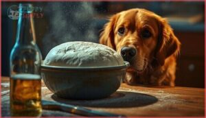 alcohol and raw yeast dough alcohol and raw yeast dough