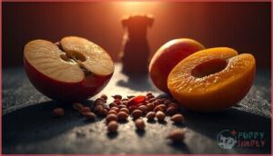 apple and apricot seeds apple and apricot seeds