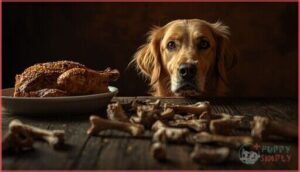 are cooked chicken bones safe for dogs are cooked chicken bones safe for dogs