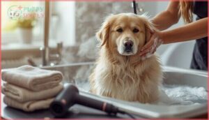 bathing and drying without damaging the coat bathing and drying without damaging the coat