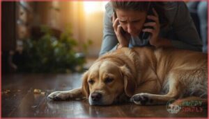 call your veterinarian or emergency clinic immediately call your veterinarian or emergency clinic immediately