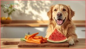 carrots and watermelon as treats carrots and watermelon as treats