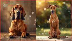 comparisons to bloodhounds and mixed breeds comparisons to bloodhounds and mixed breeds