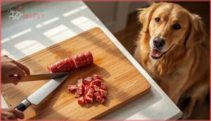 cutting into bite-sized pieces cutting into bite-sized pieces