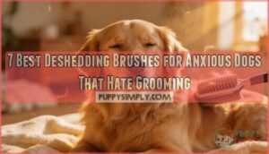 deshedding brushes for anxious dogs that dislike grooming