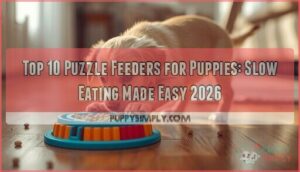 dog puzzle feeders for puppies learning slower eating habits