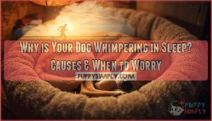 dog whimpering in sleep dog whimpering in sleep