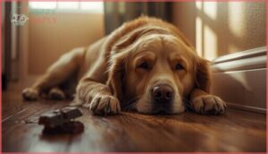 early signs (vomiting, diarrhea, restlessness) early signs (vomiting, diarrhea, restlessness)