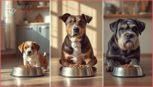 feeding puppies, adults, and senior dogs feeding puppies, adults, and senior dogs