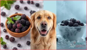 fresh vs. frozen blackberries fresh vs. frozen blackberries