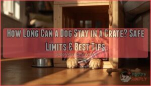 how long can a dog stay in a crate how long can a dog stay in a crate
