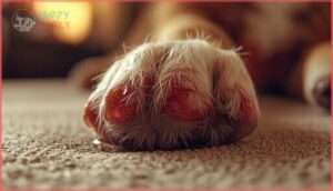 infections behind paw licking infections behind paw licking