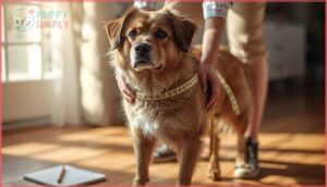 measuring your dog's chest and neck measuring your dog's chest and neck