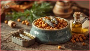 mixing with dog food mixing with dog food