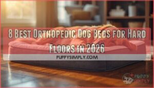 orthopedic dog beds for dogs that sleep on hard floors