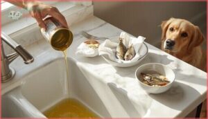 preparation methods (draining oil, removing bones) preparation methods (draining oil, removing bones)