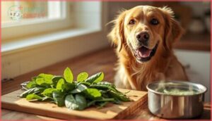 preparing fresh spinach for dogs preparing fresh spinach for dogs