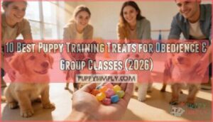 puppy training treats for obedience classes and group training