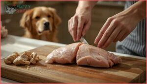 removing bones and skin removing bones and skin