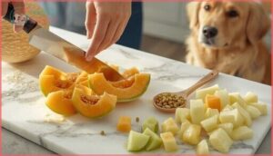 removing rinds and seeds removing rinds and seeds