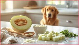 removing seeds and rind removing seeds and rind