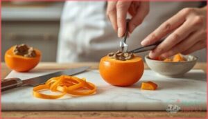 removing seeds, pits, and skin removing seeds, pits, and skin