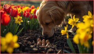 tulips and daffodils tulips and daffodils