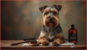 wire-coated breeds – 2-3x weekly brushing, 6-8 week baths wire-coated breeds – 2-3x weekly brushing, 6-8 week baths