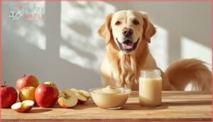 yes, plain unsweetened applesauce is safest yes, plain unsweetened applesauce is safest