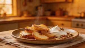 baked apple slices with cinnamon baked apple slices with cinnamon