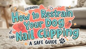 best way to restrain dog for nail clipping