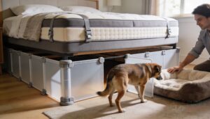 blocking access with barriers or under-bed bumpers blocking access with barriers or under-bed bumpers