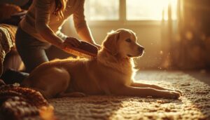 brush gently in short sessions brush gently in short sessions